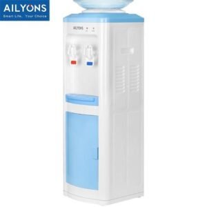 AILYONS AFK-111 Standing Hot & Normal Water Dispenser with Storage Cabinet - White & Blue (1Yr Warranty)