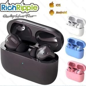 RichRipple Pro3 TWS Wireless Bluetooth Earbuds with Charging Case & Touch Control