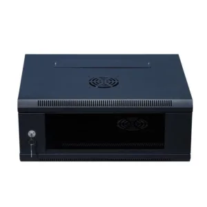 4U Wall-Mount 19-Inch Server & Network Data Cabinet (600mm × 450mm) with Tempered Glass Door