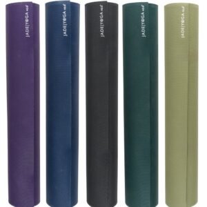 Jade Harmony Premium Yoga Mat 3/16" Thick Non-Slip Natural Rubber (Pink) – Eco-Friendly Exercise Mat in Kenya