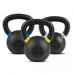 CAP Barbell Cast Iron Kettlebell – Solid Single-Piece Home Gym Strength Weight