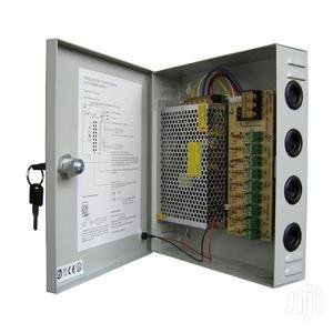 12V 10A 9-Channel Closed Metal Box CCTV Power Supply Distribution Unit with Fuse Protection