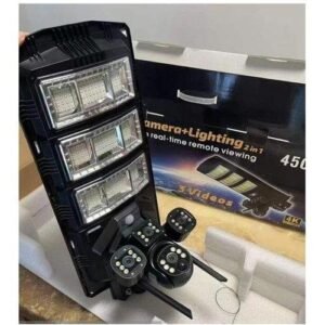 V380 Pro 180W Triple-Lens 3-Screen 4G SIM Solar PTZ Floodlight Security Camera