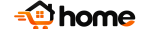 Modern Orange Home Shopping Logo